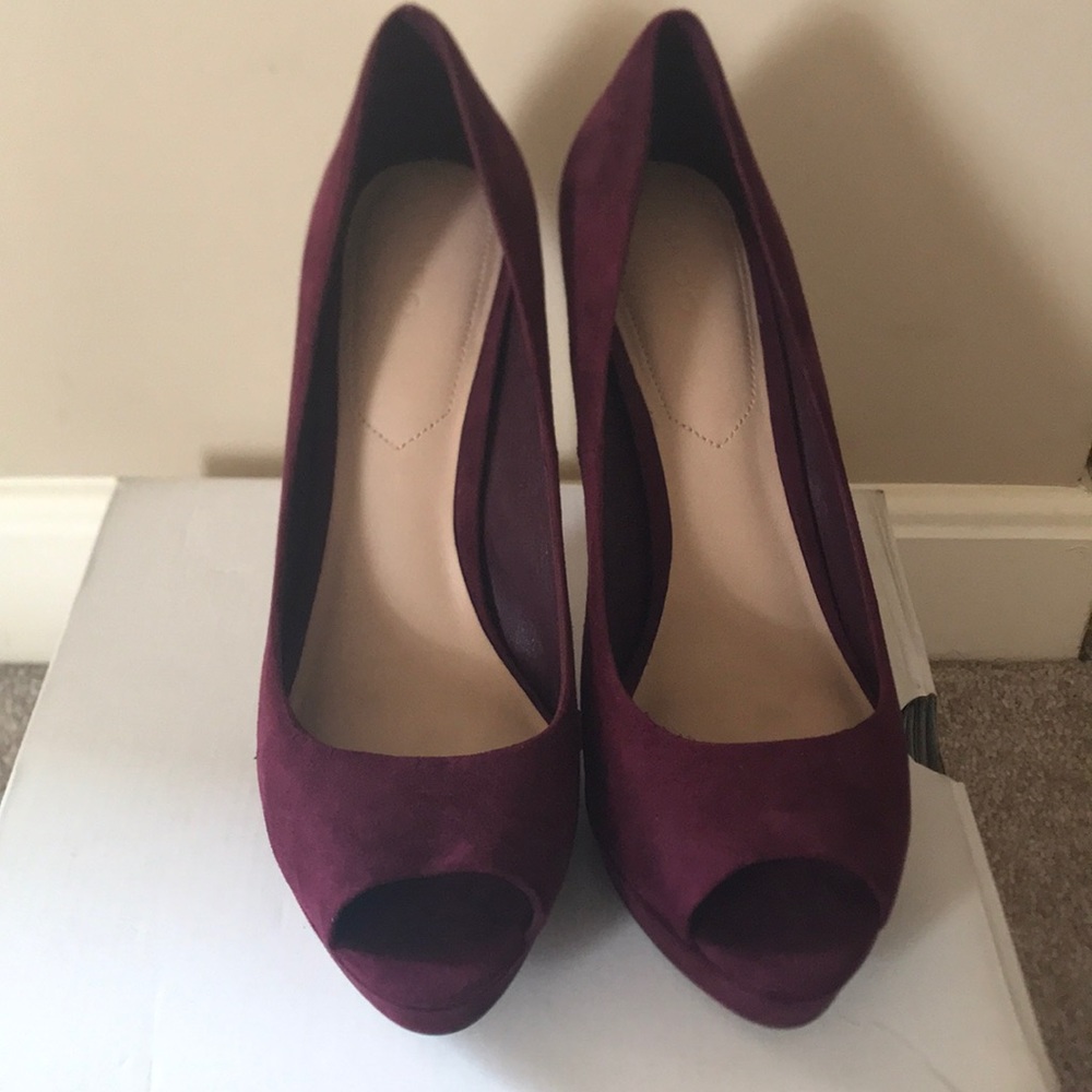 Burgundy High Heels